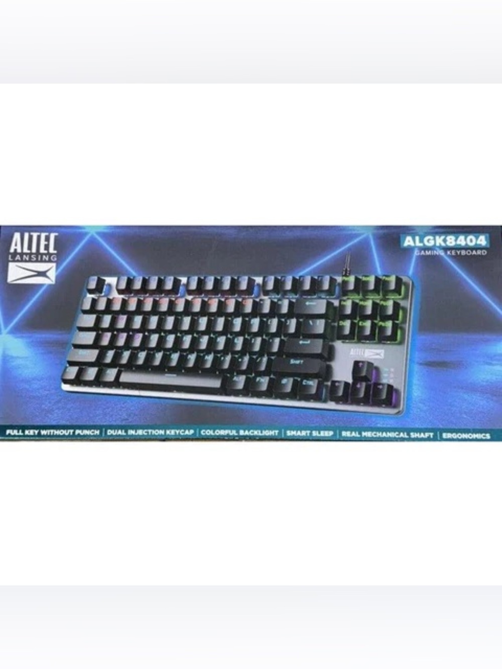 Altec Lansing ALGK8404 RGB Backlit Gaming Keyboard - Black